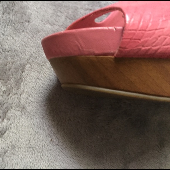 Jessica Simpson Wedge Peep Toe Sandals Size 7 - Picture 14 of 16